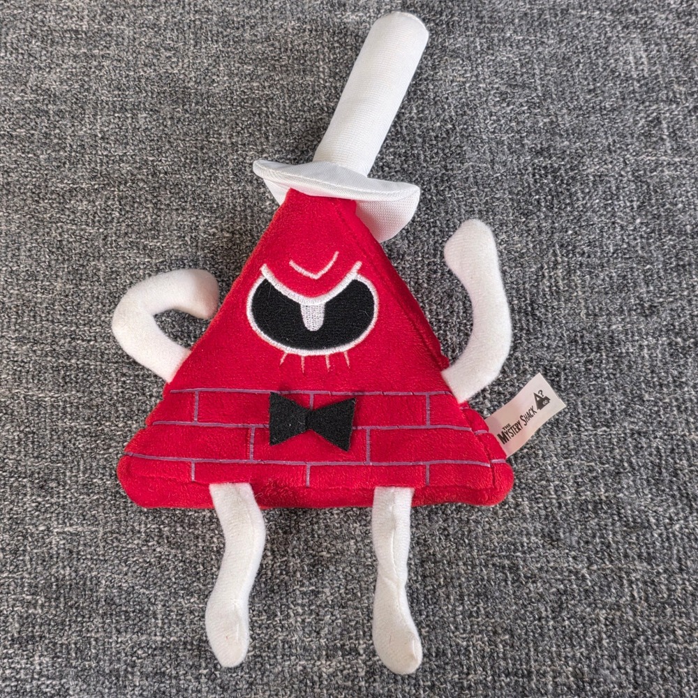 Gravity Falls Angry Bill Cipher Plush 8" Red The Mystery Shack Rare